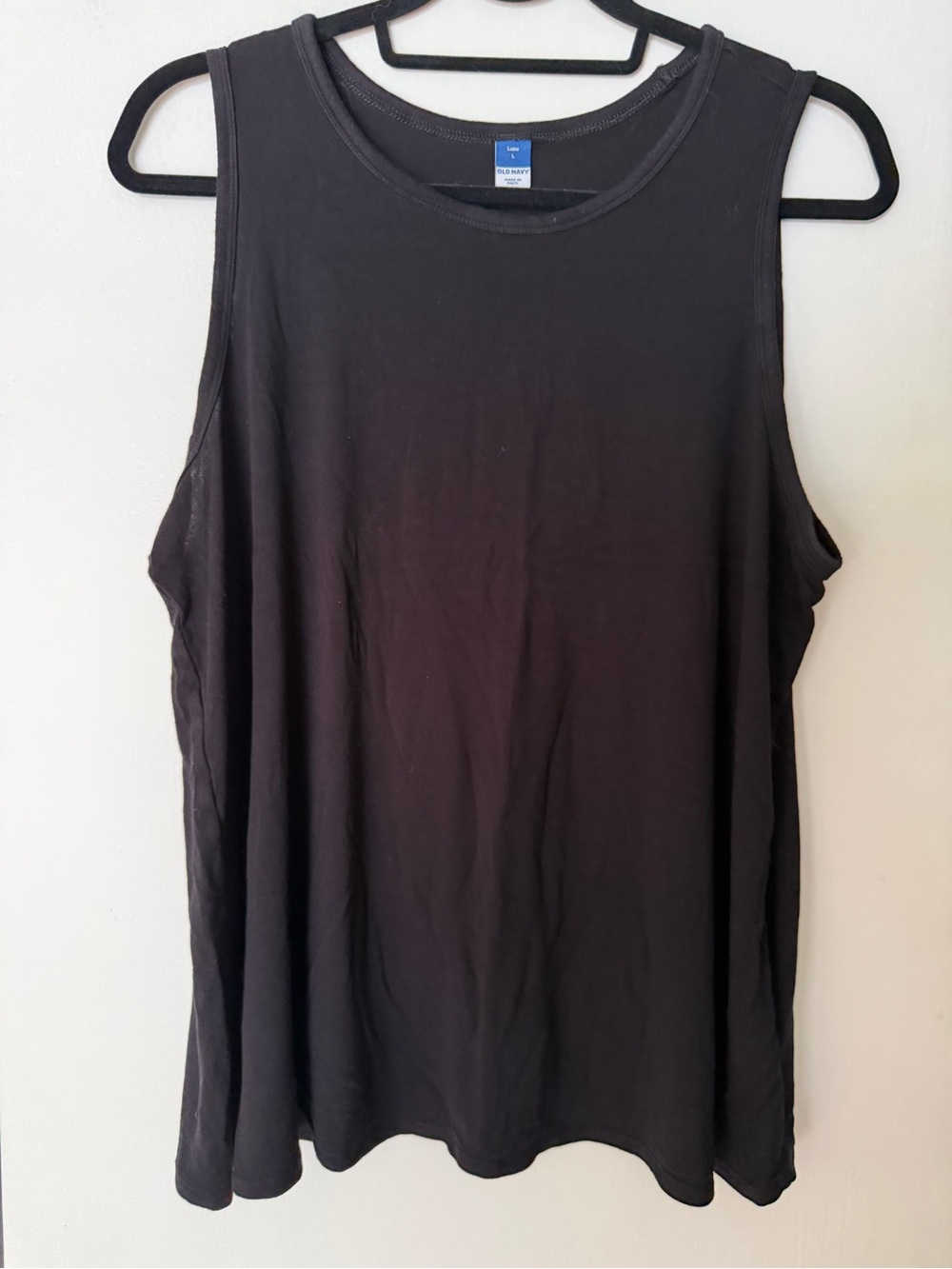 Old Navy Black Sleeveless Swing Tank